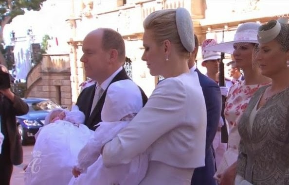 The Baptism Of the Princely Twins, Prince Jacques and Princess Gabriella At Monaco