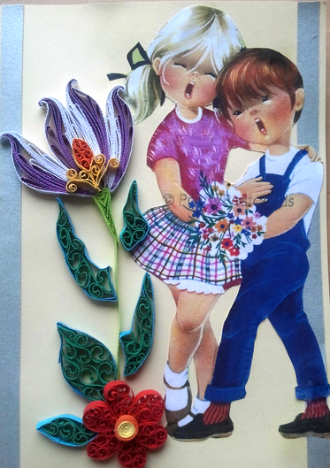 beautiful quilled picture by Aurelia Eugenia