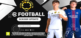 Download eFootball PES Update FIFA CLUB WORLD CUP ISO 2026 PPSSPP Full Update Leagues 4K Graphics Latest Transfer And Kits New Season