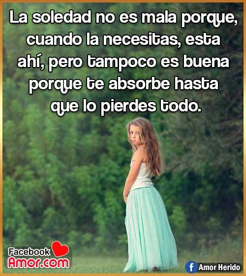 frases tristes de soledad