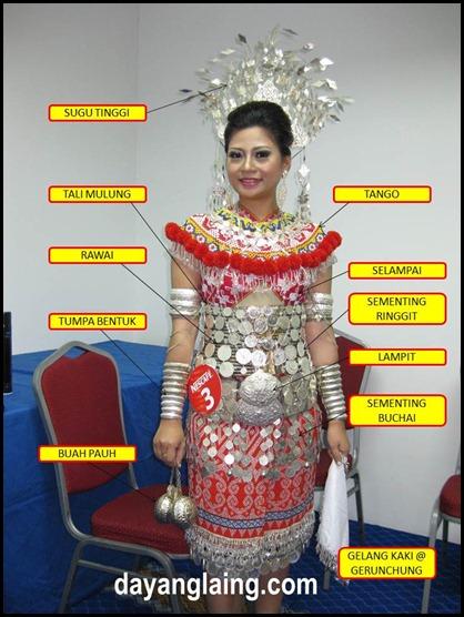 DeDoovau Empire Iban  s Traditional Costume