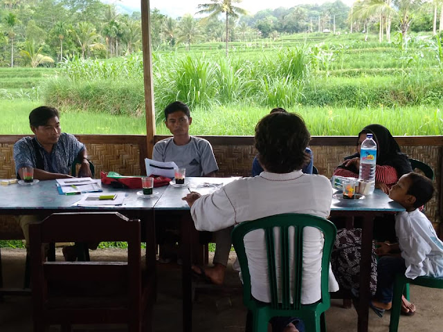 kaki rinjani, sabang rinjani, dusun sembulan, bayan, alam persawahan, hawa pegunungan