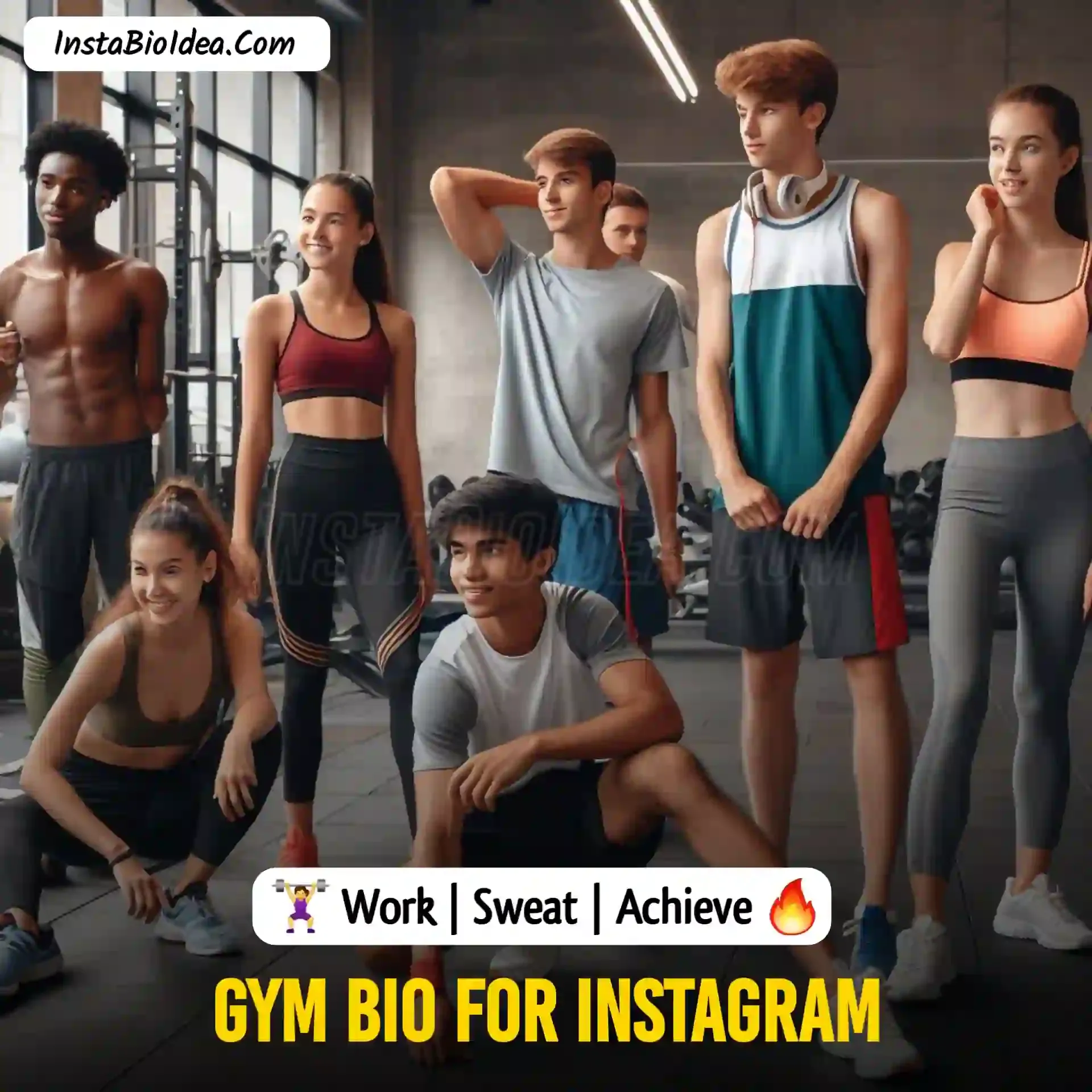 gym bio for instagram image