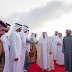 صاحب السمو الشيخ الدكتور سلطان بن محمد يشهد  حفل حصاد الموسم الثاني لمزرعة القمح 