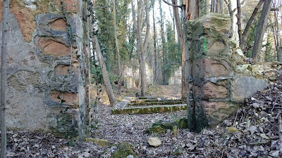 Vue sur le Parc du château en ruine