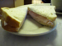 Click to enlarge – Turkey sandwich, plain.