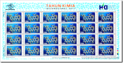 Stamp Sheetlets On International Year Of Chemistry