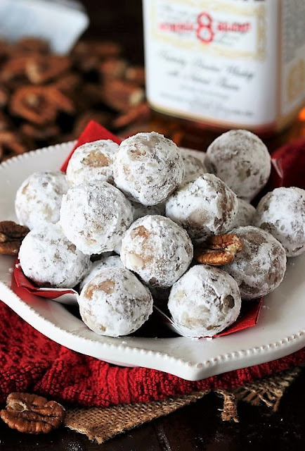 Plate of Kentucky Bourbon Balls Image