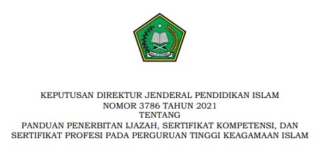 Panduan Penerbitan Ijazah PTKI (Perguruan Tinggi Keagamaan Islam)