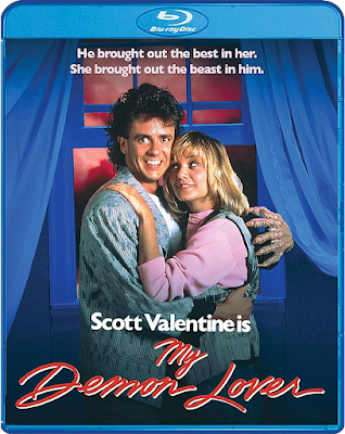 Cover art for Scream Factory's Blu-ray of MY DEMON LOVER!