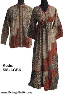 Foto Baju Batik Couple Big Size