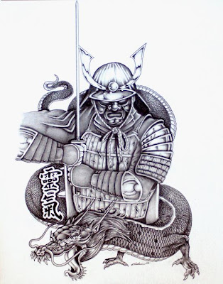 japanese samurai tattoos. Samurai Tattoo Design Japanese