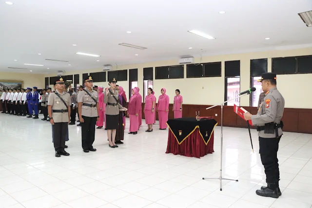 Kapolresta Barelang Pimpin Upacara Sertijab Kapolsek Galang, Kapolsek Sei Beduk dan Kapolsek Kawasan Bandara Hang Nadim