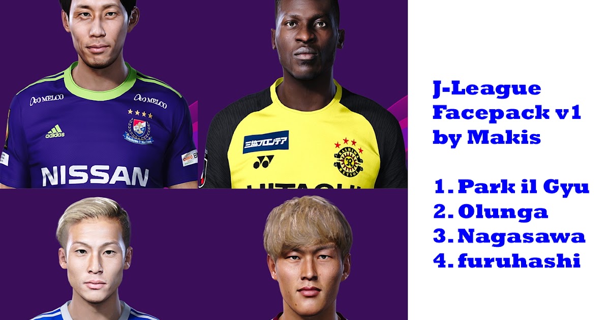 Pes J League Facepack By Makis Soccerfandom Com Free Pes Patch And Fifa Updates
