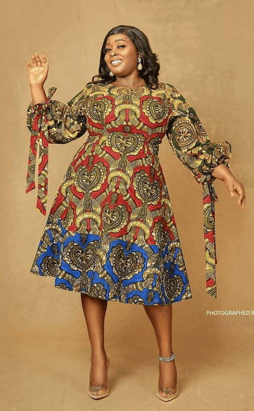 Ankara Long Gown Styles For Fat Ladies.