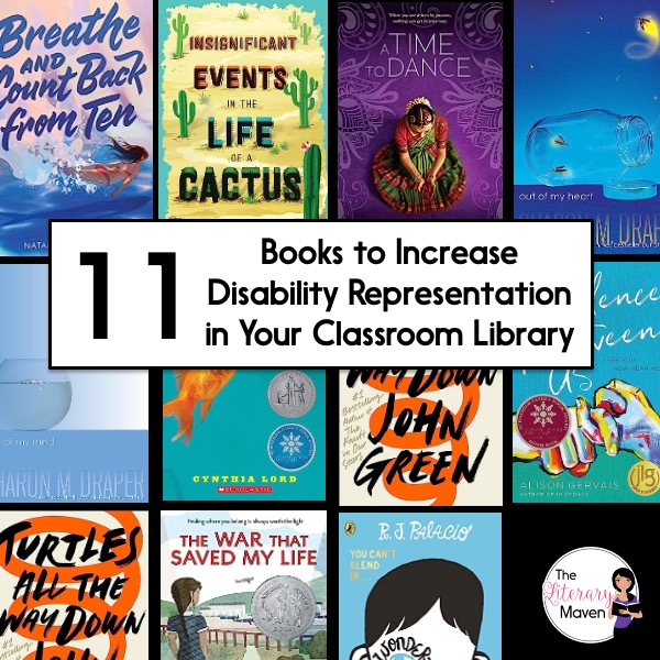 Find books featuring disabilities, both visible and invisible, recommended by middle and high school ELA teachers,