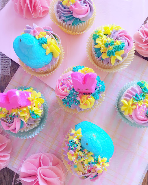 Cupcakes de Pascua + Receta de cupcakes de vainilla