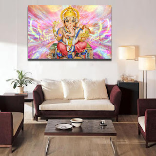 Ganesha Paintings on Canvas