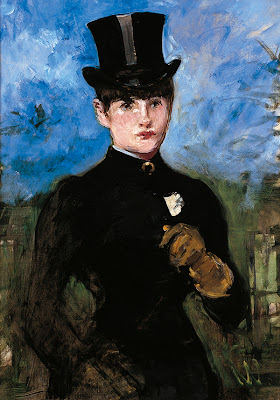 Edouard Manet - Woman in a riding habit full face - Thyssen