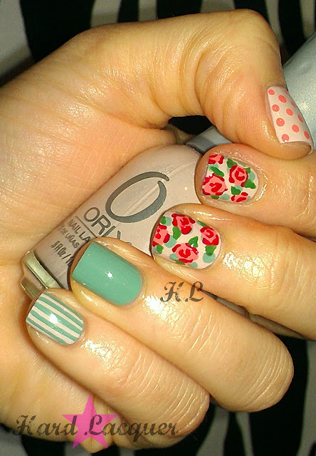 shabby chic mani