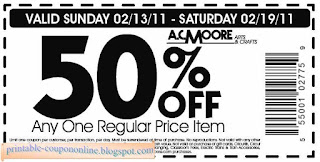 Free Printable Ac Moore Coupons