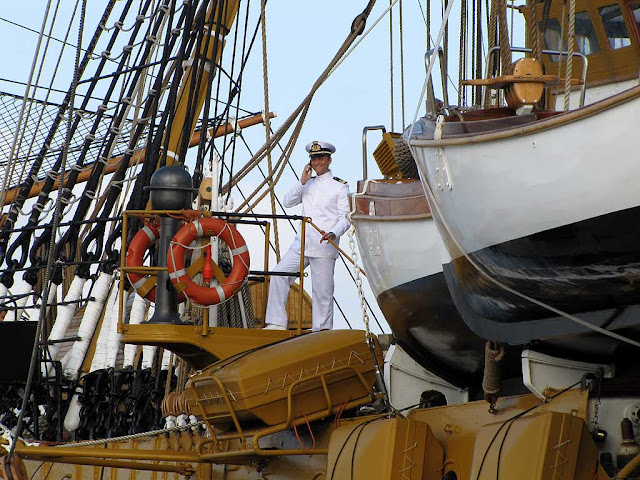 Training ship Amerigo Vespucci A 5312, Vidhar, Livorno