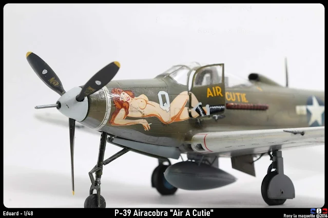 Maquette du P-400 Airacobra "Air A Cutie" d'Eduard au 1/48.