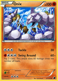 Onix Plasma Freeze Pokemon Card