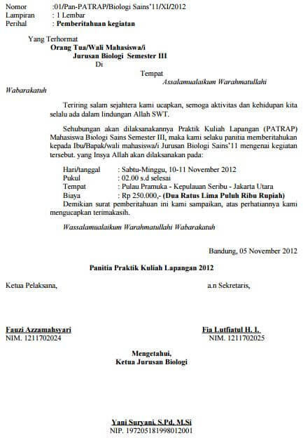  Pada artikel sebelumnya kita telah membahas mengenai Contoh Surat Pemberitahuan Secara Re Inilah 10+ Contoh Surat Pemberitahuan Untuk Orangtua Murid