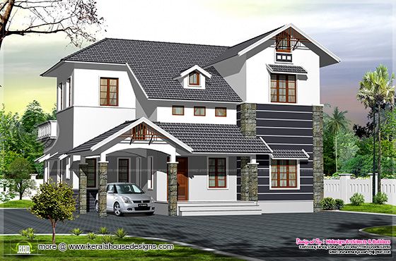 Villa exterior design
