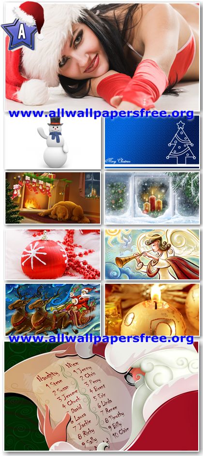 350 Beautiful Christmas Full HD Wallpapers 1080p