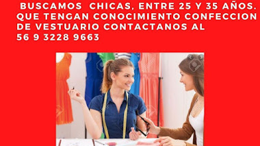 CHILE: Se buscan CHICAS entre 25 y 35 años para COMERCIAL en SANTIAGO