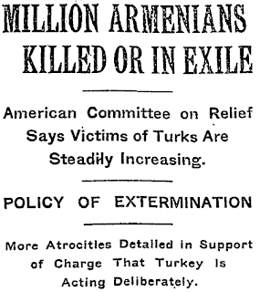 1915 New York Times Armenian Genocide article