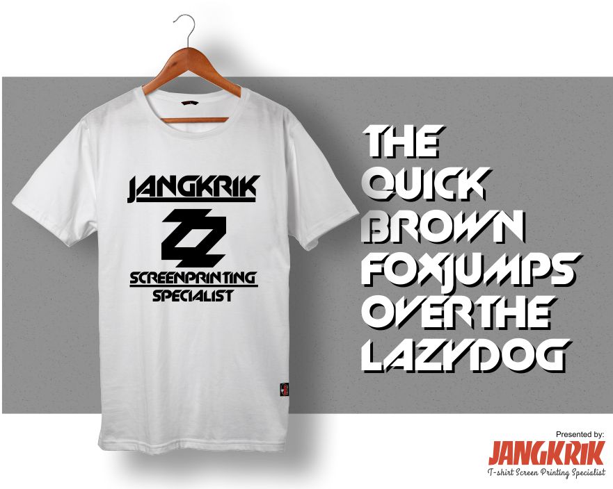 5 Font Keren untuk Desain Kaos #1 ~ Ini Blognya Jangkrik T 