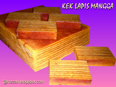 Riezanie's Recipe Collections: KEK LAPIS MANGGA