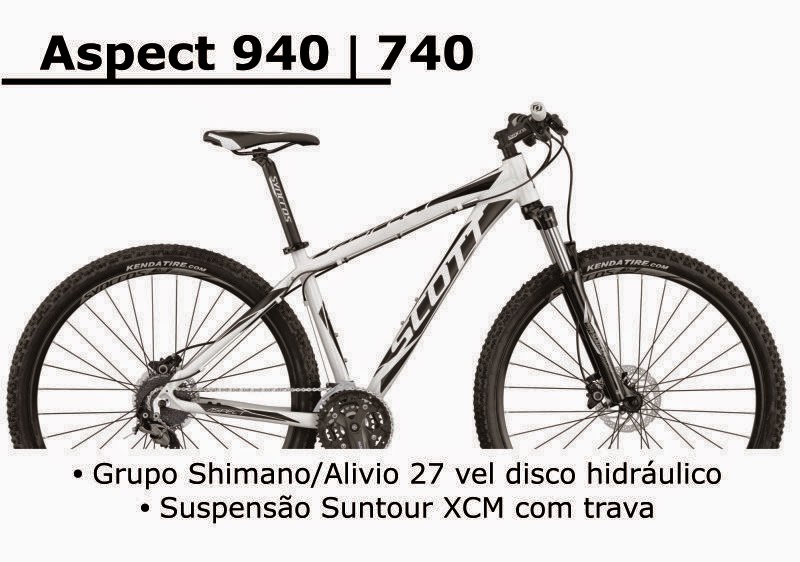  Bicicleta Scott Aspect 940 / 740 2015