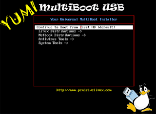 البرنامج الرائع Your Universal Multiboot Installer لجعل قرص الفلاش متعددة اﻻقلاع