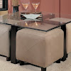 Coffee Tables With Ottomans Underneath - Acrylic table with ottoman storage underneath | Coffee ... / Simplihome owen 34 inch wide rectangle coffee table lift top storage ottoman, cocktail footrest stool in upholstered distressed saddle brown faux air leather, mid century modern, living room.