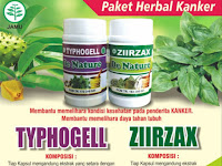 Jual Obat Kanker Herbal Kapsul Ziirzax dan Typhogell Asli De Nature Di Ciamis