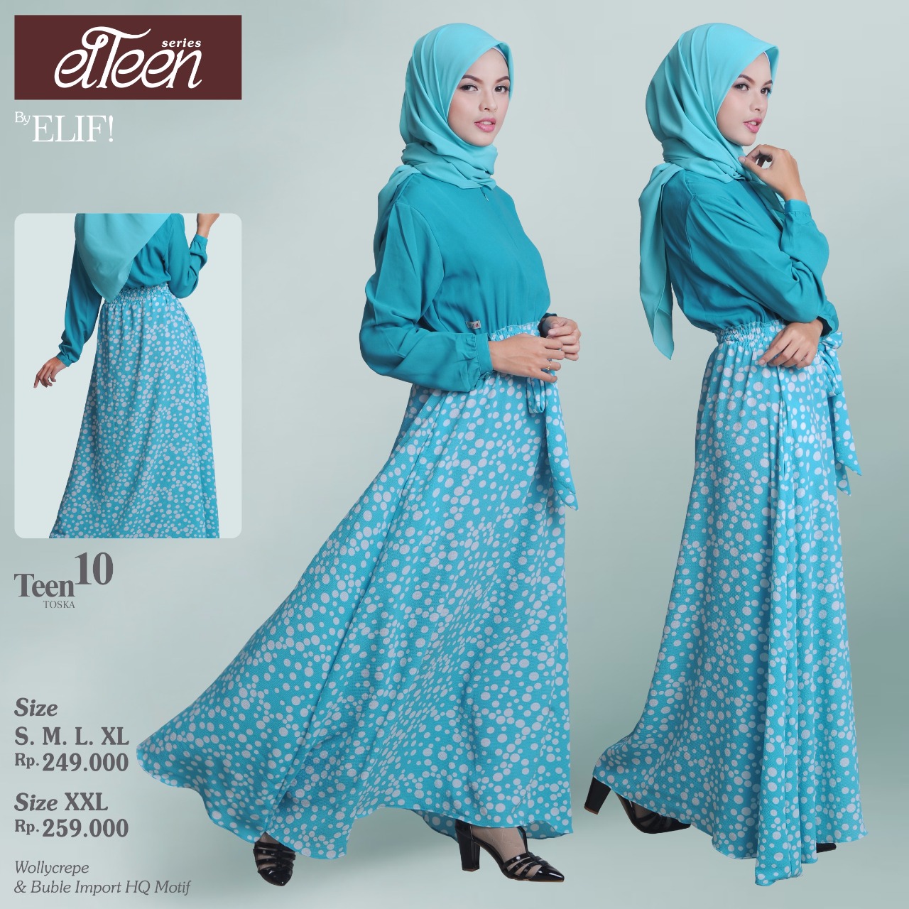 KOLEKSI TERBARU ELTEEN SERIES GAMIS ELIF TEEN 10