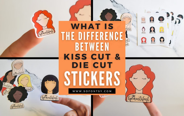 stickers, silhouette studio v4, Print and cut, die cut, kiss cut