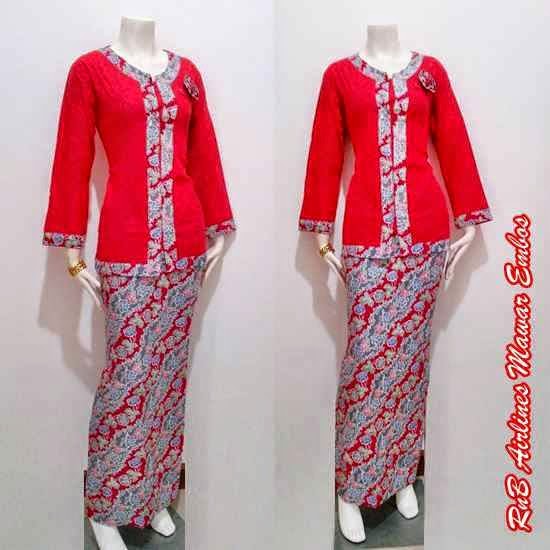Model Baju Batik Setelan Wanita Terbaru - Baju Batik 