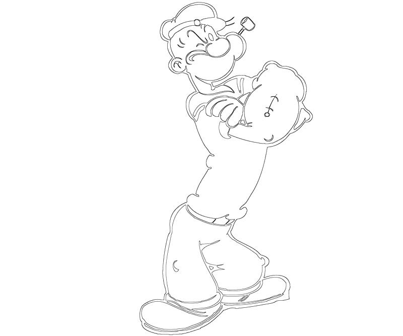 printable-popeye-popeye-character-coloring-pages