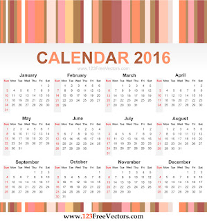 kalendar 2016