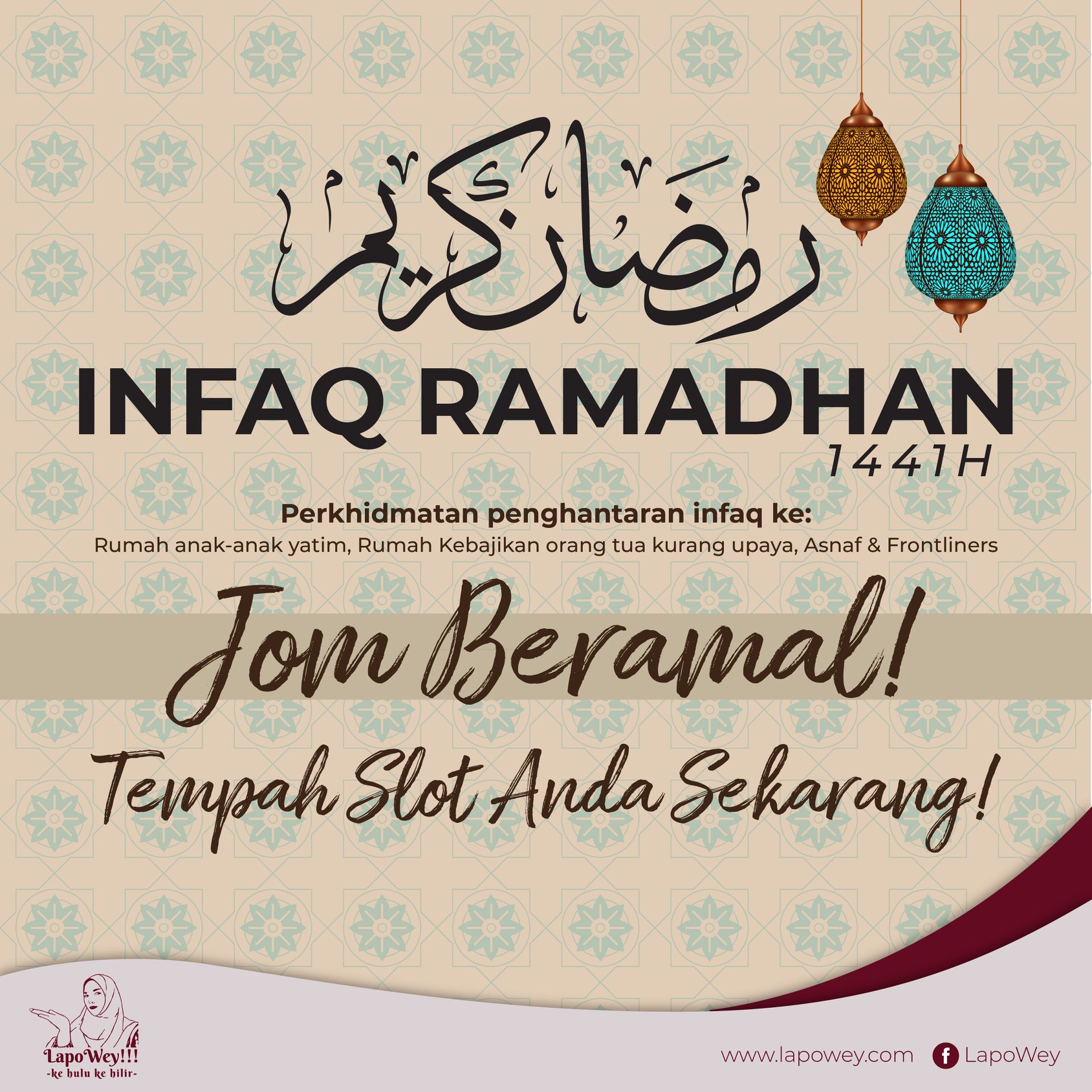 Jom Infaq Ramadhan Bersama LAPOWEY