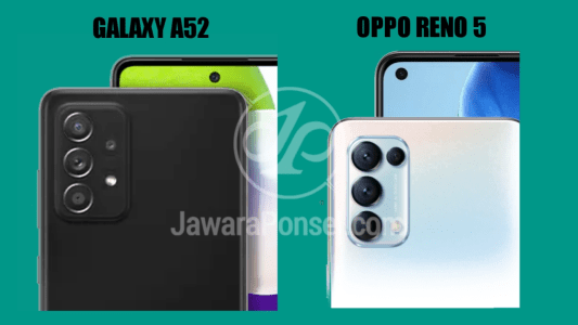 Perbandingan Galaxy A52 dan Oppo Reno 5