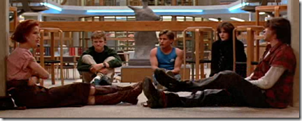 the breakfast club scene