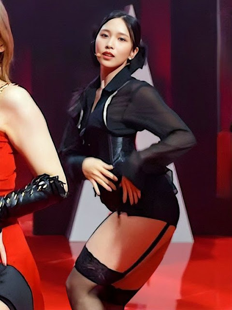 Twice Mina in Black