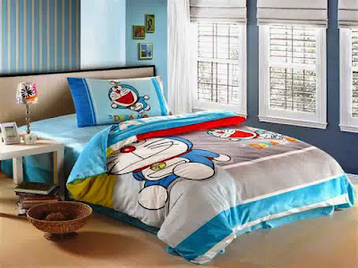 Model Desain Kamar Tidur Anak Doraemon