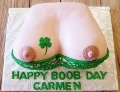 Print boobs cake